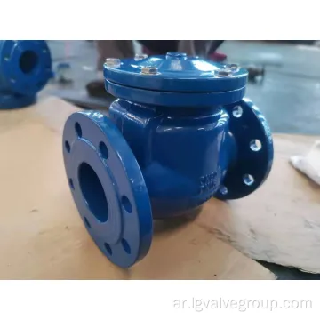 DIN3352-F6 DUCTILE الحديد الزهر الحديد متلوهة صمام فحص